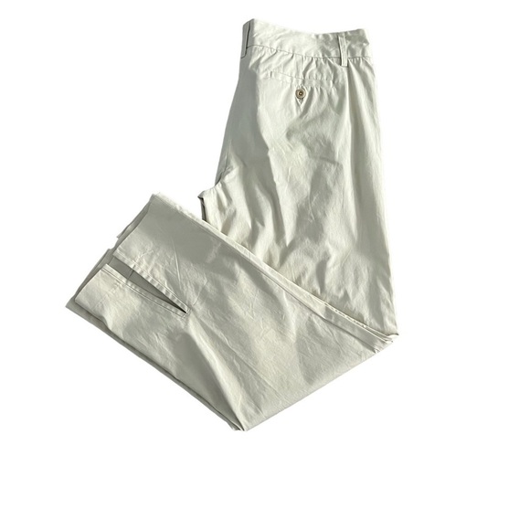 🌺LILLY PULITZER Tan Crop Ankle Vacation Pants Size 10 — SUMMER STAPLE!!!🌺 - Picture 1 of 7
